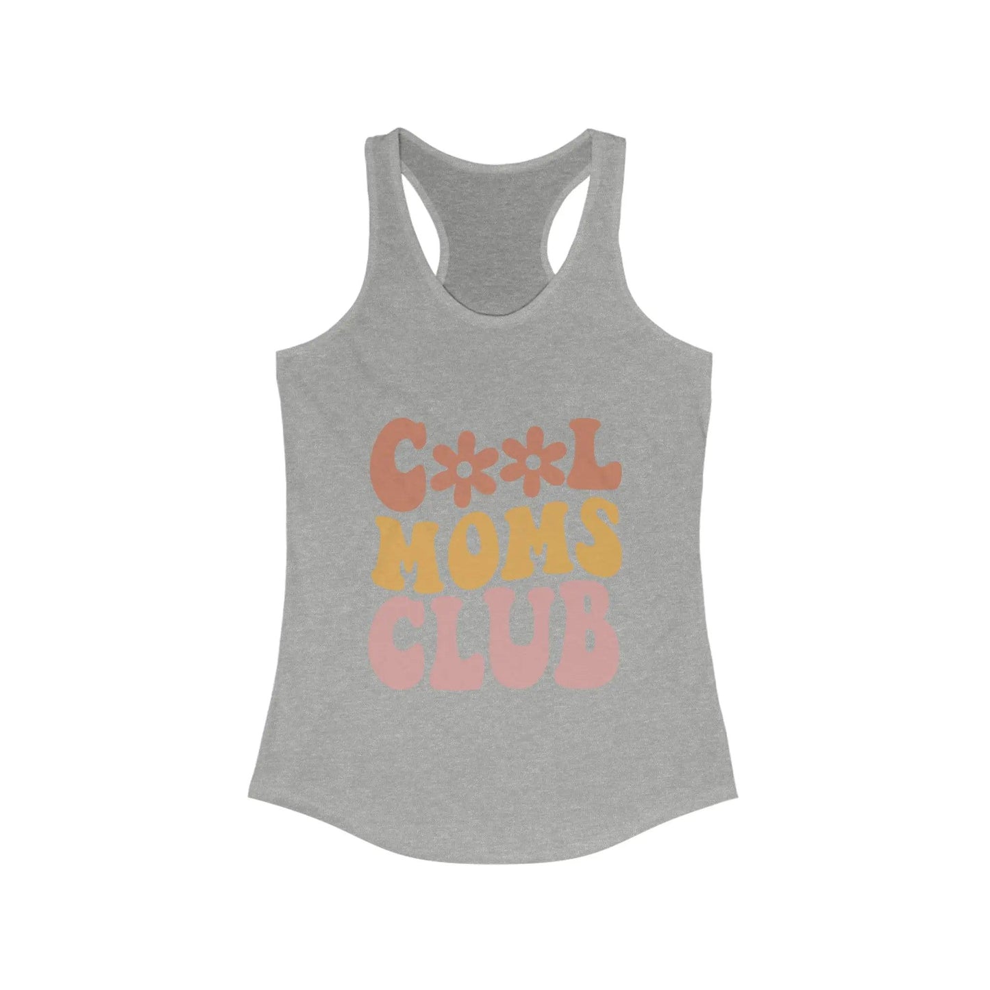 Cool Moms Club - Women's Ideal Racerback Tank Printify