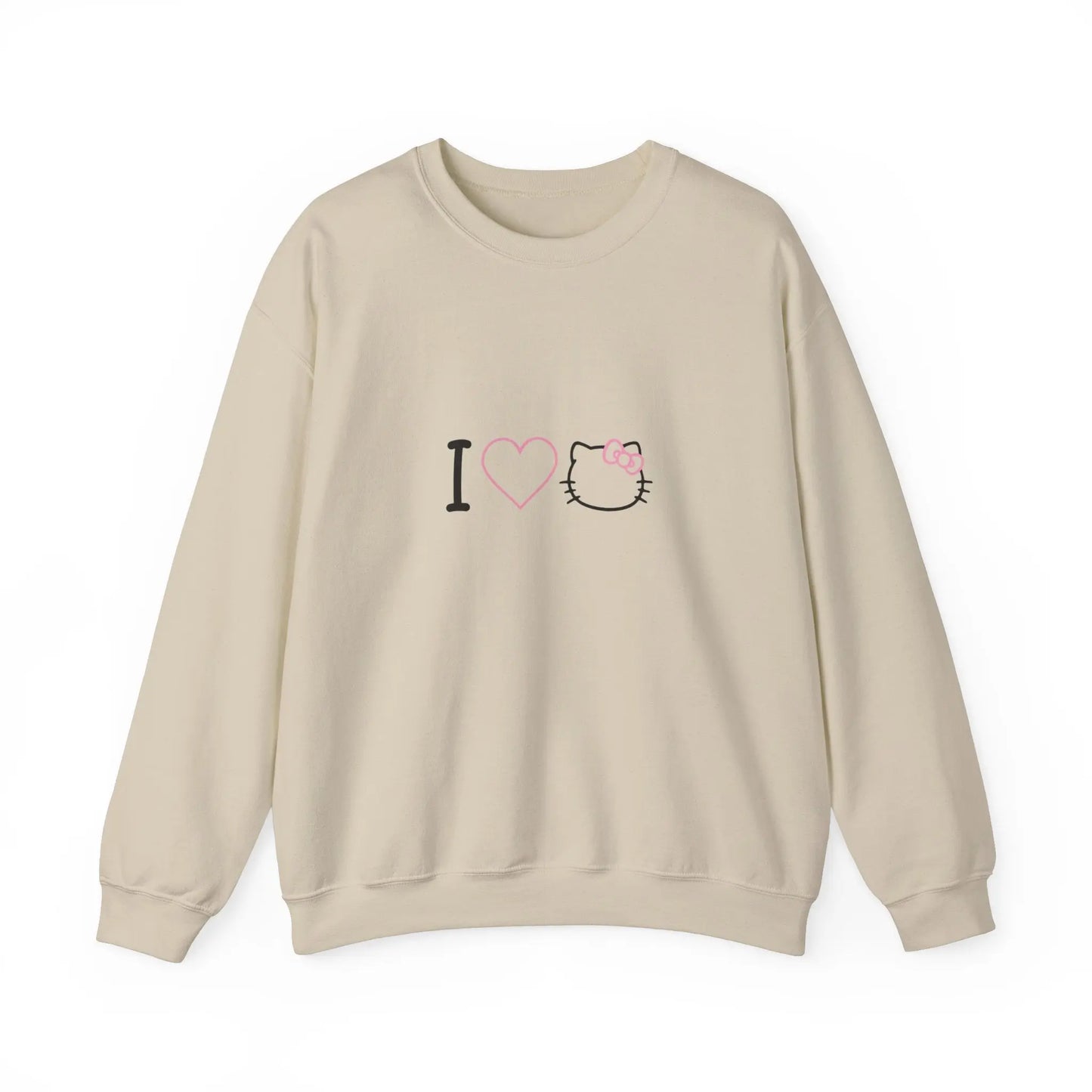 I Love Hello Kitty - Unisex Sweatshirt Printify
