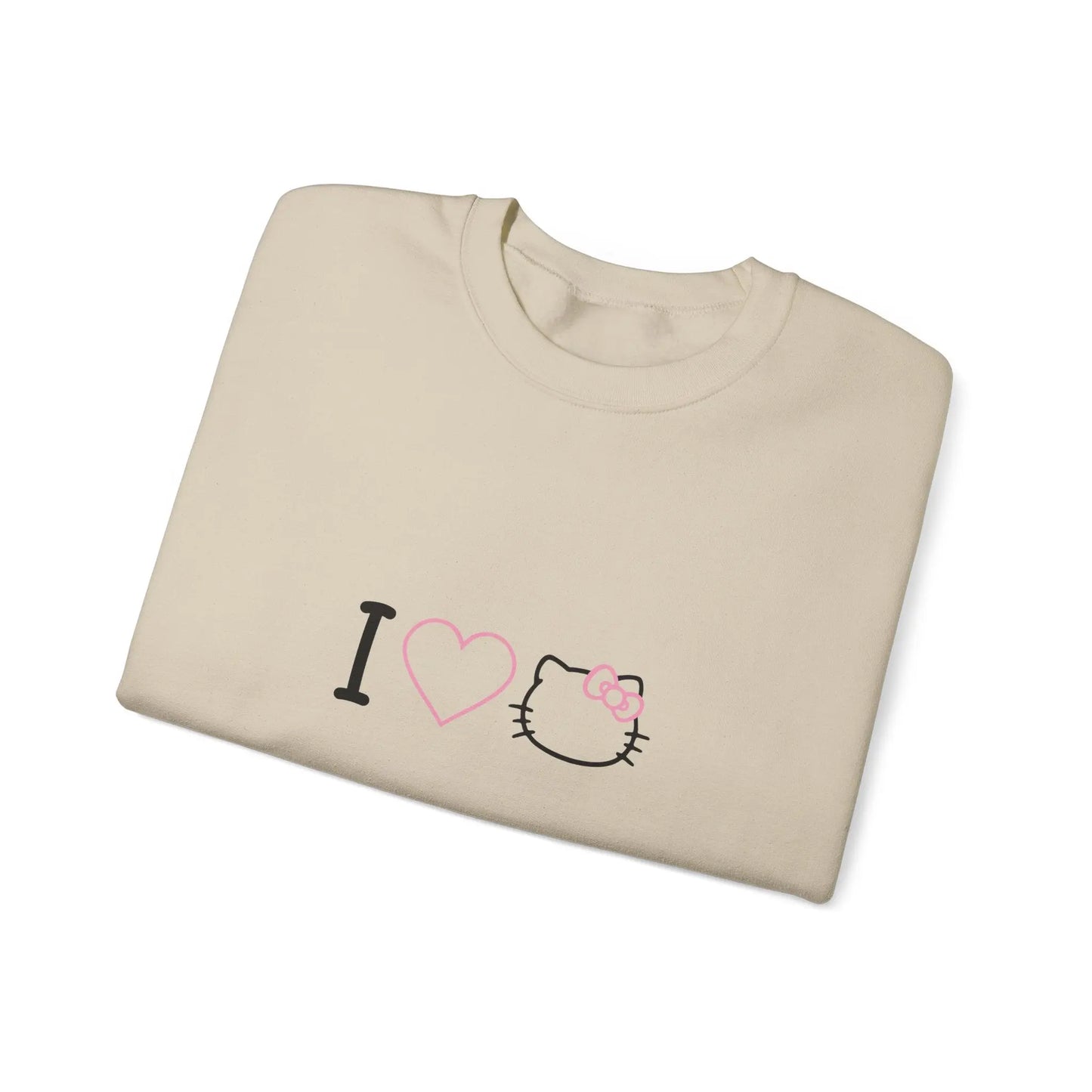 I Love Hello Kitty - Unisex Sweatshirt Printify