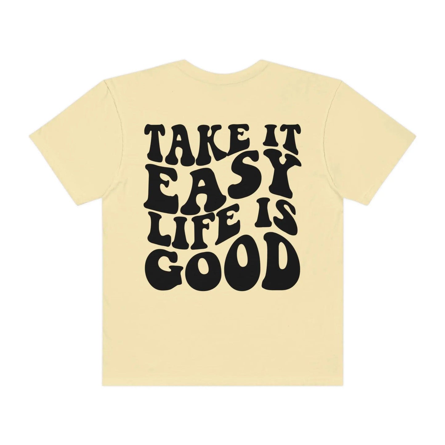 Life is Good T-Shirt Life is Good - Unisex Cotton T-shirt Oh Yes Craft