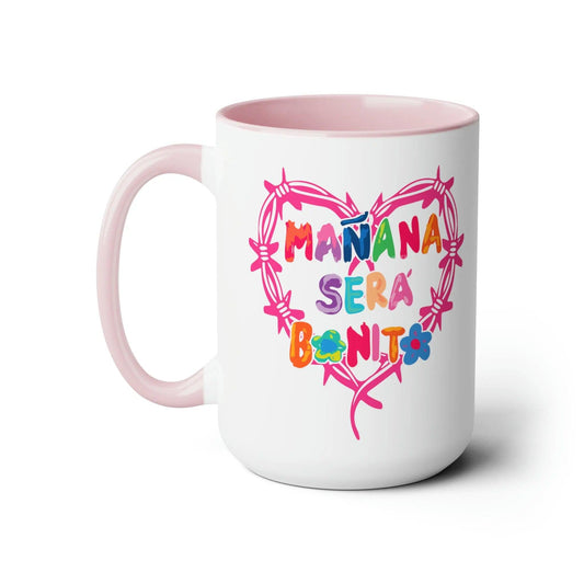 Manana Sera Bonito - Two-Tone Coffee Mugs, 15oz generic